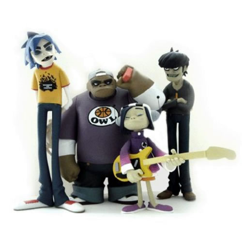 Gorillaz Gorillaz Red Series 2 Figures USA Toy Gorillaz Red Series